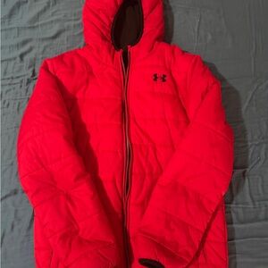 Under Armour Kids Bright Red Puffer Coat